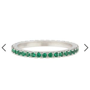 May Green petite bijou stackable rings